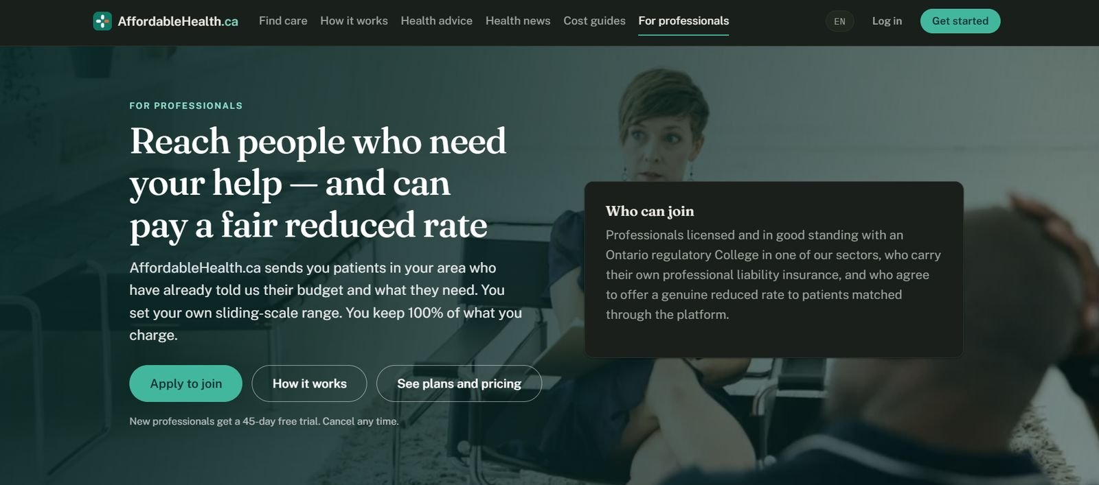 AffordableHealth — For professionals